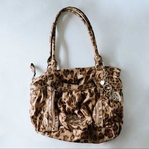 Kathy Van Zeeland cheetah print bag